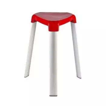 Стул для ванной красный, нагрузка 120кг