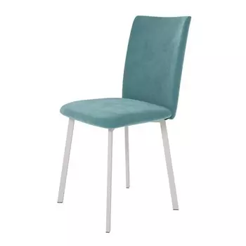Стул «Флекс», 440520895 мм, велюр, цвет белый муар / бирюза тёмная