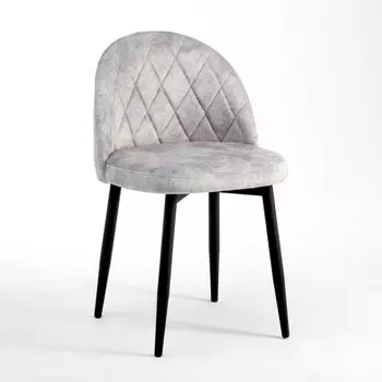 Стул для кухни «Грейс 600», велюр, цвет светло-серый
