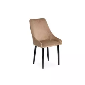 Стул Хэнк Аврора 04 мокко/ Стандарт металл Черный глянец