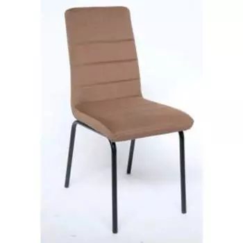 Стул «Кельн 1», каркас металл, ППУ 40 мм, велюр, цвет светло-коричневый