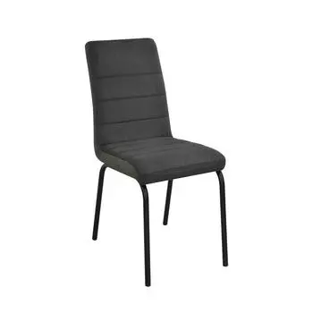Стул «Кельн 2», каркас металл чёрный, ППУ 40 мм, велюр, цвет чёрный