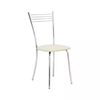 Стул Leset Тахо, хром, экокожа бежевая