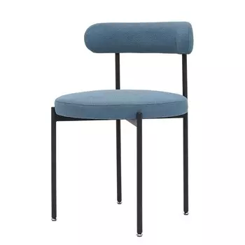 Стул Loter, 510510770 мм, букле, цвет тёмно-синий