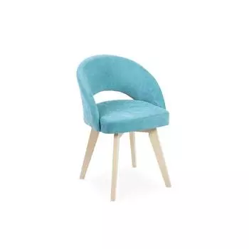 Стул Мирелла Инфинити 08 Бирюзовый/ Стандарт массив Молочный дуб