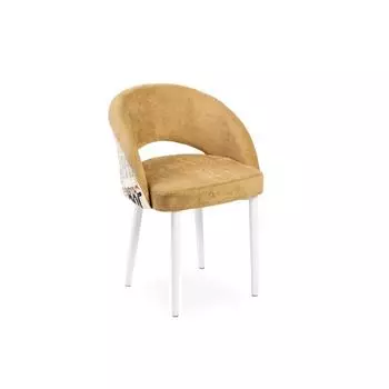 Стул Мирелла Шарли 04 карамель/ Стандарт металл Белый