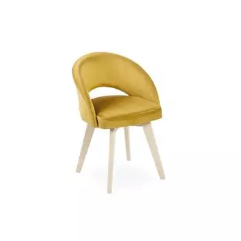 Стул Мирелла Золотой велюр 14/ Стандарт массив Молочный дуб