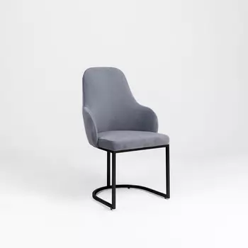 Стул «MONRO», 626098 см, цвет голубой, каркас чёрный