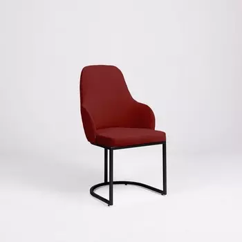 Стул «MONRO», 626098 см, цвет красный, каркас чёрный