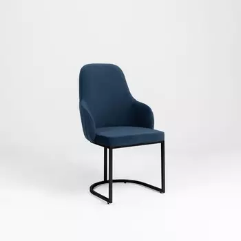 Стул «MONRO», 626098 см, цвет синий, каркас чёрный