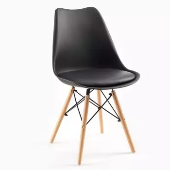 Стул мягкий "Eames", Черный