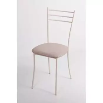 Стул на металлокаркасе Хлоя СТ бежевый/бенгал слоновая кость