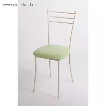 Стул на металлокаркасе Хлоя СТ бежевый/фисташковый