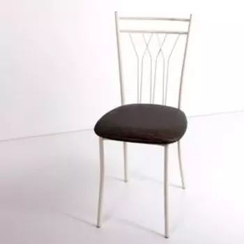 Стул на металлокаркасе Премьер СТ бежевый/бенгал кофе