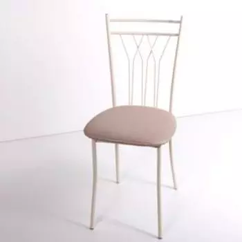 Стул на металлокаркасе Премьер СТ бежевый/бенгал слоновая кость