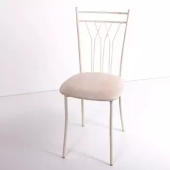 Стул на металлокаркасе Премьер СТ бежевый/нубук белый