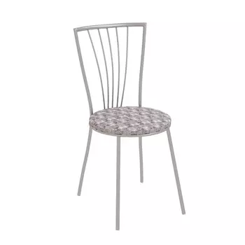 Стул «Сириус», 425465850 мм, цвет хром / шенилл домино лиловый