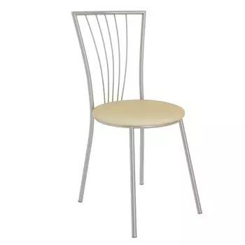 Стул «Сириус», 425465850 мм, цвет хром / жемчужная