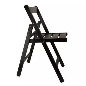 Стул складной,780х530х395,Чёрный/Массив берёзы