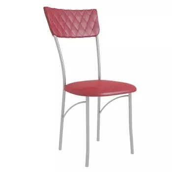 Стул «Визит», 390490880 мм, цвет хром/красный