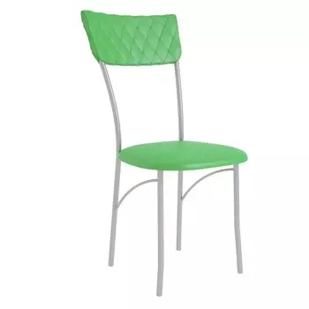Стул «Визит», 390490880 мм, цвет хром / зелёный