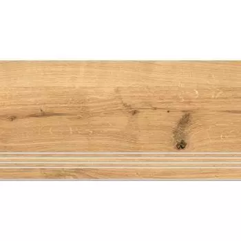 Ступень фронтальная Woodhouse, керамогранит, коричневый 29,7x59,8