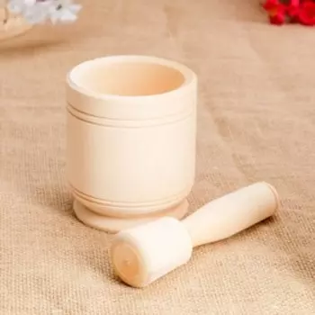 Заготовка для творчества «Ступка с пестиком», дерево 9,519 см