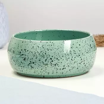 Судок для запекания Борисовская керамика «Гармония», 900 мл, 16,56,5 см, зелёный