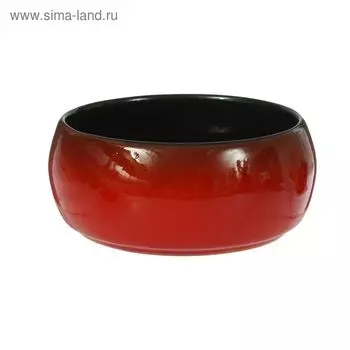 Судок для запекания Борисовская керамика «Красная», 900 мл, красный