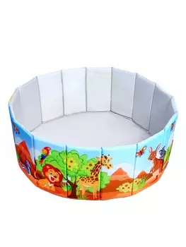 Сухой бассейн "Сафари", складной, без шариков ДМФ-МК-02.61.02
