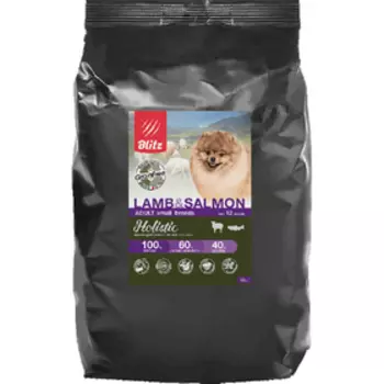 Сухой корм Blitz Lamb&amp;Salmon Grain Free для собак, беззерновой, ягненок/лосось, 12 кг
