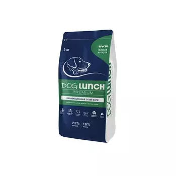 Сухой корм "Дог ланч Премиум" для собак, мясное ассорти, 2 кг