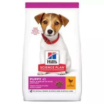 Сухой корм Hill's Puppy small mini для щенков миниатюрных пород, курица, 300 г