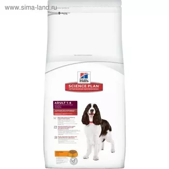 Сухой корм Hill's SP для собак средних пород, поддержание иммунитета, курица, 2,5 кг