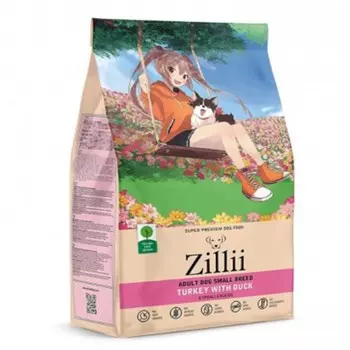 Сухой корм ZILLII Dog Adult Small Breed для собак, индейка и утка, 2 кг