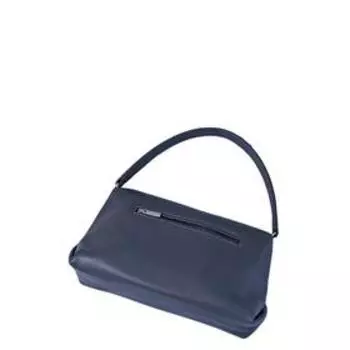 Сумка багет иск.кожа, отдел на молнии, цвет синий 30х9х15