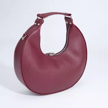 Сумка-багет L-Craft на молнии, цвет бордовый