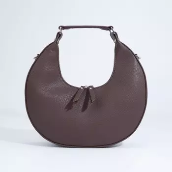 Сумка-багет L-Craft на молнии, цвет коричневый