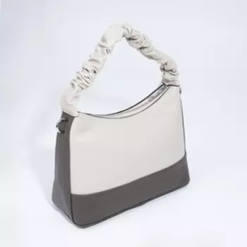 Сумка женская на молнии, цвет бежевый