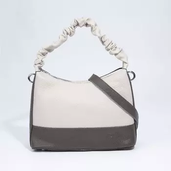 Сумка женская на молнии, цвет бежевый