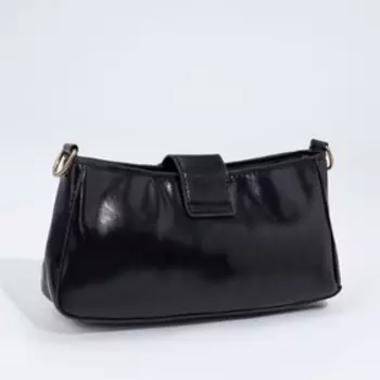 Сумка женская на молнии, цвет чёрный