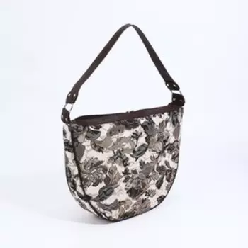 Сумка-багет L-Craft на молнии, цвет коричневый