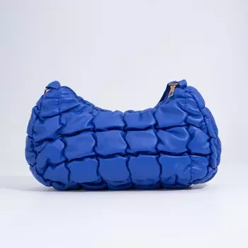 Сумка женская на молнии, цвет синий