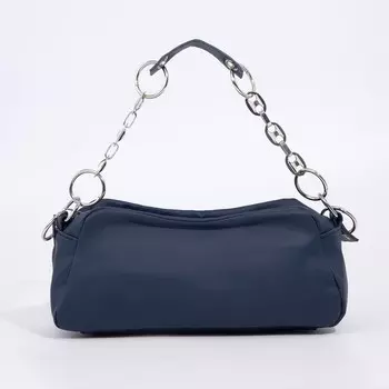 Сумка женская на молнии, цвет синий