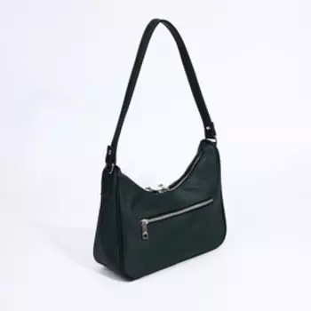 Сумка женская TEXTURA, багет, маленький размер, цвет зелёный