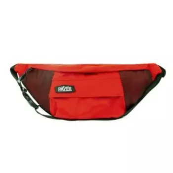 Сумка поясная PAYER, таслан, темно красный