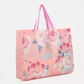 Сумка без молнии, цвет розовый