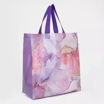 Сумка без молнии, цвет сиреневый