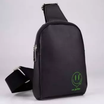 Сумка через плечо «На рейве», искусственная кожа