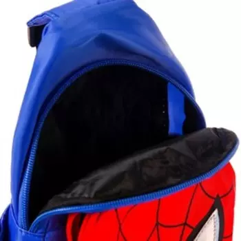 Сумка на плечо, синяя, Человек-паук